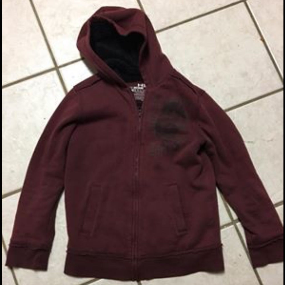 Boys Youth Medium Helix Fleece lined jacket.